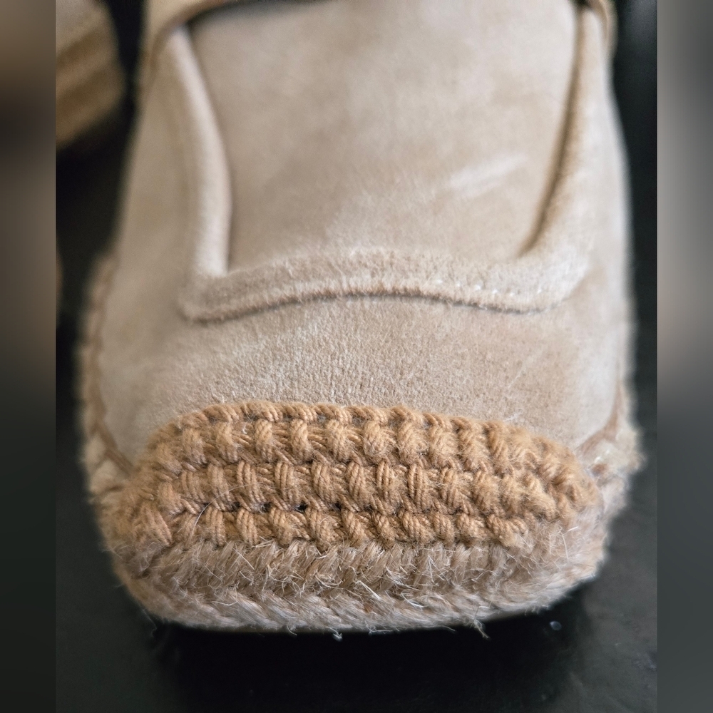 Vince Camuto Beige Suede Loafers NWOT - Picture 3 of 8
